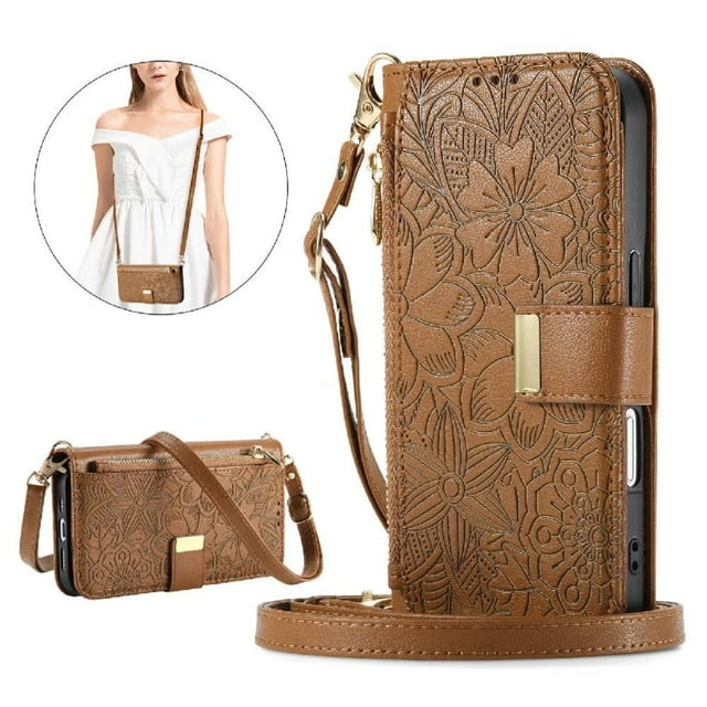 Flip Case for FOXDOCK OPPO Reno 13 Pro Kickstand Viewing Gift Choice Floral Embossed Full Protection Wallet Function