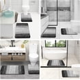 thumbnail image 7 of Buganda Microfiber Bathroom Rugs, 24"x44" Black Luxury Extra Soft and Absorbent Bath Mat, Non-Slip Plush Bath Carpet, 7 of 7