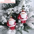 thumbnail image 1 of 2 bolas de Navidad de plástico, adorno colgante de Papá Noel para decoración de árbol de Navidad, bolas de árbol de Navidad, decoraciones para el hogar de Año Nuevo, 1 of 5