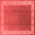 thumbnail image 1 of Ahgly Company Indoor Square Oriental Red Traditional Area Rugs, 5' Square, 1 of 4