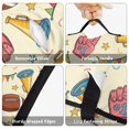 thumbnail image 6 of Football Megaphone Beige Pattern Teens Toddler Nap Mat with Pillow, Sleeping Mat Bag for Preschool Daycare 59"x22", 6 of 6