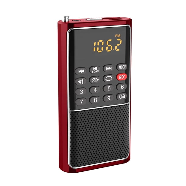Radio portátil BOESPATR Pocket FM Radio MP3