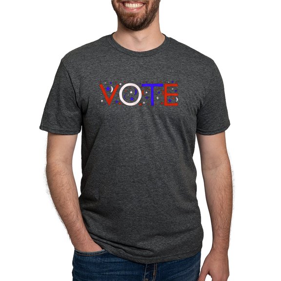 CafePress - Get Out The Vote 2008 T Shirt - Mens Tri-blend T-Shirt