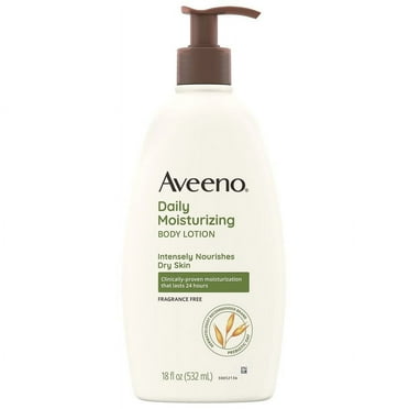 Aveeno Daily Moisturizing Lotion with Oat for Dry Skin Fragrance-Free 18.0 fl oz