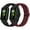 Black+WineRed, variant on 2 pack Elastic Wristbands for Amazfit Band 7, Soft and Breathable Sports Adjustable Replacement Bands for Men Women