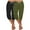 Green, variant on Quinlirra Womens Capri Pants Petite 2PC Women's Summer High Waisted Solid Color Matching Slim Fitting Yoga Gym Pants