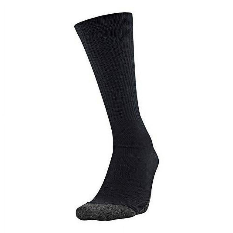 Under Armour Men's Black Sweat Wicking Socks, Size 8-12, 730