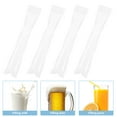 thumbnail image 3 of MRLESS 100Pcs Reusable Clear Drink Pouches Plastic Juice Bags, 3 of 6