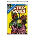 thumbnail image 3 of Star Wars: Saga - Boba Fett - Comic Cover Wall Poster with Wooden Magnetic Frame, 22.375" x 34", 3 of 3