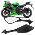 thumbnail image 4 of Motorcycle Rear View Mirror, Rotatable Joint Shock Resistant Left Right Black Motorbike Side Mirrors Pair  For Modification, 4 of 8