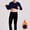 Navy, variant on Frnrwgo Men's Thermal Underwear Set Fleece Lined Crew Neck Long Sleeve Base Layer XS-XXL for Winter