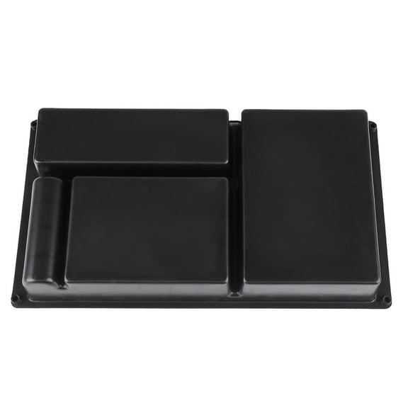 cciyu Car Center Console Organizer Tray Armrest Glove Black Replacement fit for 2014-2018 for Chevy Silverado For GMC Sierra