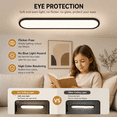 thumbnail image 6 of Garwarm 48W 39.4 in Black Modern Linear LED Ceiling Light with Remote, Dimmable Flush Mount Ceiling Lamp, 3000K-6500K Low Profile Light Fixture for Bedroom, Kitchen, Closet, Hallway, 6 of 20