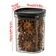 thumbnail image 3 of Contenedor hermético modular para cocina | Recipiente hermético de plástico para granos, sellado y apto para uso alimentario | Sin BPA, apto para frigorífico y congelador | Diseño fácil de limpiar y, 3 of 3