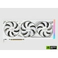 thumbnail image 2 of ASUS ROG Strix GeForce RTX 4080 SUPER White Edition Gaming Graphics Card (PCIe 4.0, 16GB GDDR6X, DLSS 3, HDMI 2.1a, DisplayPort 1.4a, Vapor Chamber, Aura Sync) ROG-STRIX-RTX4080S-16G-WHITE, 2 of 6