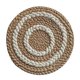 thumbnail image 1 of Mantel individual de diseño circular grueso, estilo bohemio, con aislamiento térmico y resistente al aceite, con costuras reforzadas, para decoración de comedor, 1 of 8