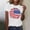 White, variant on USA Shirts for Women 4th of July Crew Neck T Shirt Patriot Graphic Tee Casual Short Sleeve Tops