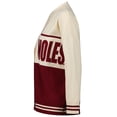 thumbnail image 5 of Women's Gameday Social  Garnet/Cream Florida State Seminoles Woven Carley Retro Button-Up Cardigan, 5 of 7