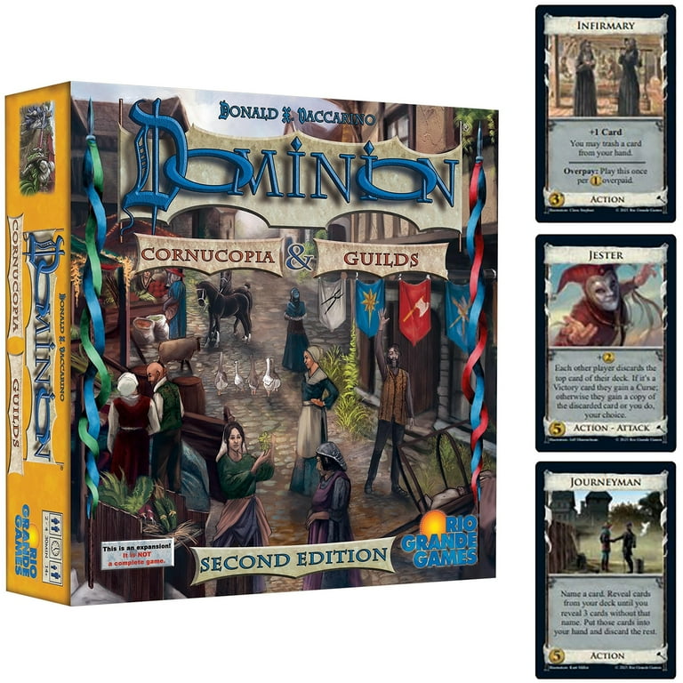 Free Shipping! Dominion Cornucopia & Guilds 2nd Edition Expansion