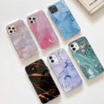 thumbnail image 1 of Shockproof Designed for iPhone 14/13 Case,Smooth Rainbow Marble Pattern Protective Shockproof Phone Case, 1 of 4