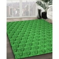 thumbnail image 2 of Ahgly Company Indoor Square Patterned Green Area Rugs, 5' Square, 2 of 6