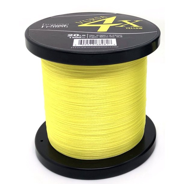 Fitzgerald Vursa 4X Braided Fishing Line, 65 lb 1500 yd