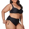 thumbnail image 2 of WILLBEST Trajes de Baño Para Mujer, Conjunto de Bikini de Estilo Sexy de Talla Grande Para Mujer, Traje de Baño Colorido Con Efecto Tie-Dye Ajustable, Traje de Baño de 2 Piezas de Cintura Alta, 2 of 8