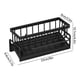 thumbnail image 3 of Marco De Plástico 1Pcs Black Plastic Multifunctional Kitchen Rack Sink-Side Storage Organizer for Sponges and Dishcloths with Drainage Holes 9.06x4.21x3.7" JASKFLY, 3 of 8