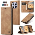 thumbnail image 5 of Retro Leather Wallet Case for FOXDOCK Redmi Note 15 Pro 5G – Shockproof, Card Slots – Yellow, 5 of 5