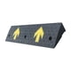 thumbnail image 1 of Rampa triangular de goma portátil para aceras de motocicletas y bicicletas estampado 4cm, 1 of 9