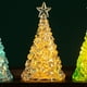 thumbnail image 1 of pstuiky Mini árbol de Navidad luminoso de cristal transparente, luz nocturna, decoración de escritorio, accesorio para regalos, 1 of 2