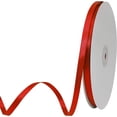 1/4 inch Wide 100 Yards Double Face Red Satin Ribbon Red Fabric Ribbon ...
