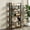 Brown, variant on Uforic 5 Tier Bookshelf, Freestanding Industrial Bookcase, Storage Shelving Unit for Home Office, Brown