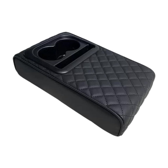 yotijay Car Center Cushion Easy to Use Auto Armrest Cover for Truck SUV Black