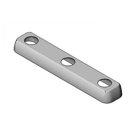 T&S Brass - B-1120 Workboard Faucet Escutcheon, Chro