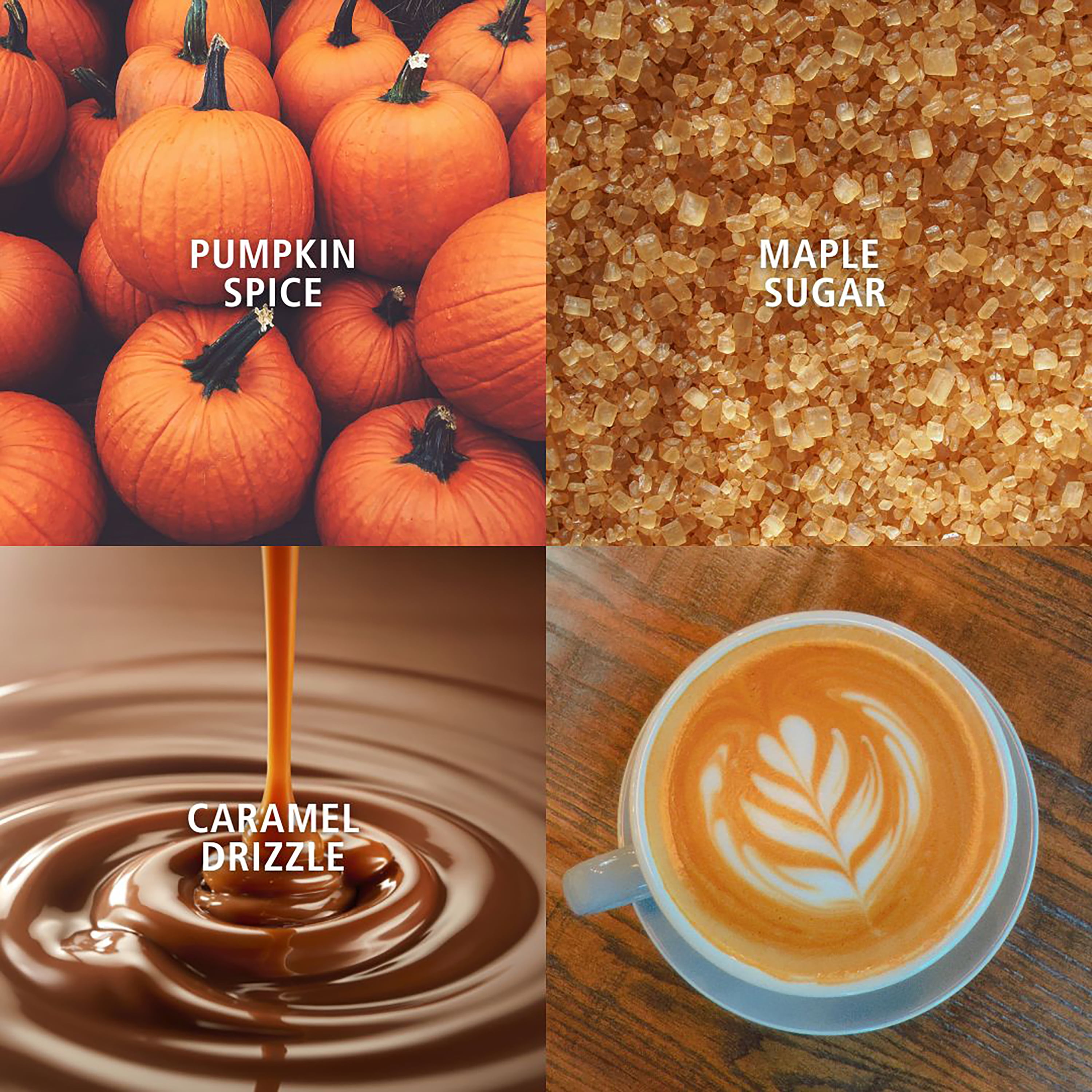Mainstays 1-Wick Ceramic Waffle Scented Jar Candle, Maple Pumpkin Latte, 12 oz.