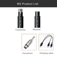 thumbnail image 4 of Microphone Sans Fil Adaptateur Xlr Émetteur Récepteur Micro Plug-on, 4 of 5