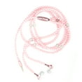 thumbnail image 1 of Wired Earbud Type Headphones, Reliable Sound Insulation Easy To Wear Earbuds With Microphone  For Daily Life For Speech For Conference Pink,Gold, 1 of 8