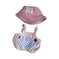 thumbnail image 4 of Ropa de pato de peluche de 15 cm, linda ropa de animales de peluche suaves de moda para vestir Rosa, 4 of 8