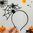 thumbnail image 2 of ​​GiLiling Black Spider Web Hair Hoop Headband - Essential Halloween Accessory Decoration for Hairstyle Finishing, Costume Enhancer for Parties and Gatherings​, 2 of 4