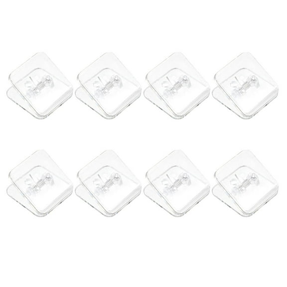 Hemoton 8pcs Dog Pee Pad Holder For Wall Transparent Puppy Training Pet Toilet Clip Dog Training Pad Holder Potty Training Pads