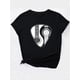 thumbnail image 5 of Camisetas para mujer, lindas camisetas con estampado gráfico, de manga corta, estilo casual, para veranoGuitar Print Casual Sports Tee, Fashionable Short Sleeves Workout T-shirt Top, Women's Activew, 5 of 8