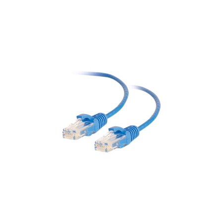 UPC: 0757120010777 | C2G 01077 Cat6 Cable – Snagless Unshielded Slim Ethernet Network Patch Cable  Blue (4 Feet  1.21 Meters)