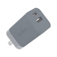 thumbnail image 1 of Cargador de Pared Onn 2 puertos PD+QC 30W Gris, 1 of 4