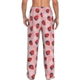 thumbnail image 3 of Goofa Strawberries Printed Soft Pajama Pants for Men, Wide Leg Comfy Casual Lounge Yoga Pants-XX-Large, 3 of 9