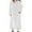 White, variant on RQYYD Women's Flannel Nightgown Fuzzy Fleece Sleepdress Loose Crewneck Plush Warm Winter Pullover Nightdress with Pockets