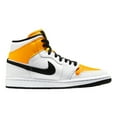 thumbnail image 2 of Women's Jordan 1 Mid "Laser Orange" White/Black-University Gold (BQ6472 107) - 6, 2 of 8