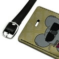 thumbnail image 2 of We Bare Bears Nom Nom Rectangle Leather Luggage Card Suitcase Carry-On ID Tag, 2 of 5
