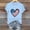Sky Blue, variant on Fznquz Short Sleeve Women's Tops 4th of July Crew Neck T Shirts Red Patriotic 2025 Casual Womens Shirts