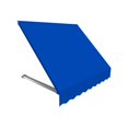thumbnail image 1 of Awntech CR32-US-6BB Auvent Rétro pour Fenêtre et Entrée de 6,38 Pi, Dallas, Bleu Vif - 44 x 24 Po, 1 of 1
